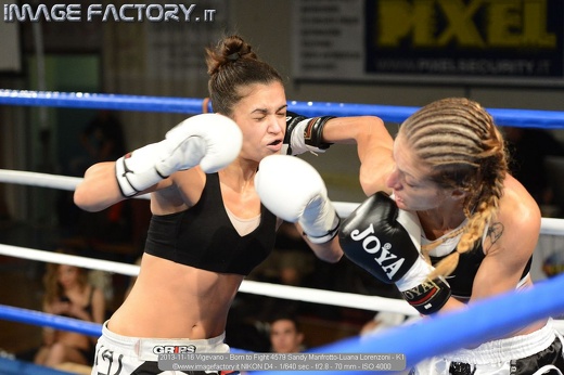 2013-11-16 Vigevano - Born to Fight 4579 Sandy Manfrotto-Luana Lorenzoni - K1
